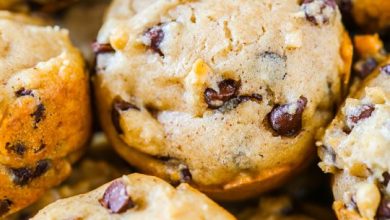 Photo of Mini-muffins aux pépites de chocolat de 45 calories