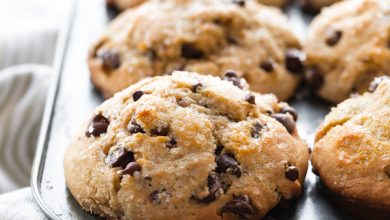 Photo of Muffins aux pépites de chocolat de style boulangerie