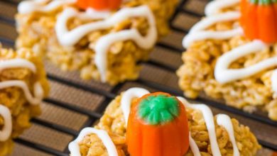 Photo of Pumpkin Pie Rice Krispie Treats