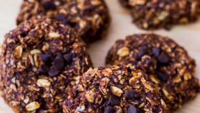 Photo of Skinny Chocolate Peanut Butter No Bake Cookies