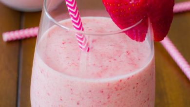 Photo of Smoothie aux fraises et bananes