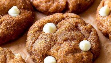 Photo of Snickerdoodles au chocolat blanc et à la citrouille