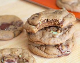 Photo of Biscuits doux de morceau de chocolat de menthe de andes