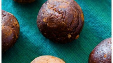 Photo of Bouchées énergétiques au chocolat à la menthe