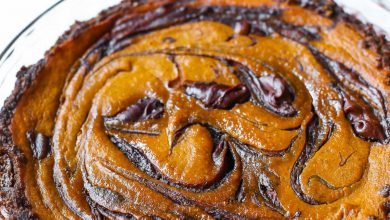 Photo of Tarte à la citrouille tourbillonnée de Nutella