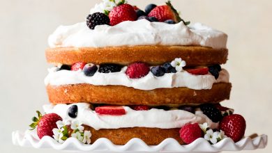 Photo of Gâteau à la crème fraîche de baies