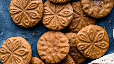 Photo of Biscuits estampés à la cannelle et à la cassonade