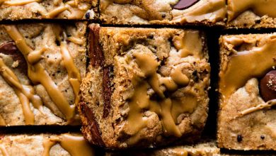 Photo of Blondies au chocolat au lait et moka