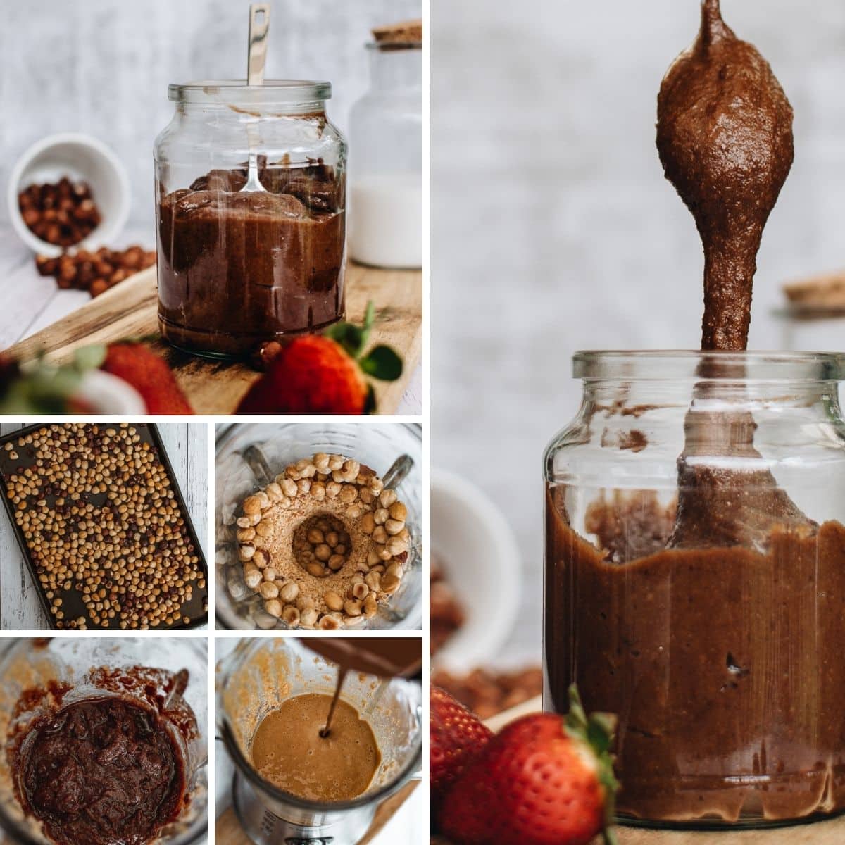 comment faire un collage de nutella végétalien fait maison