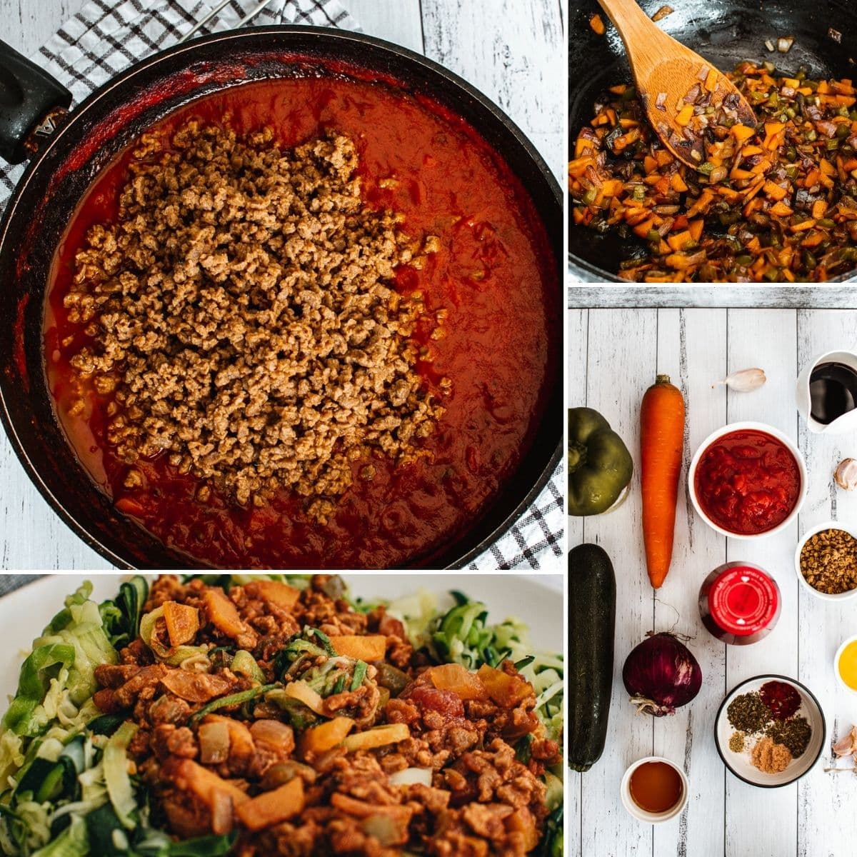comment faire un collage de sauce bolognaise vegan
