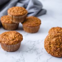 muffins au son végétaliens sains