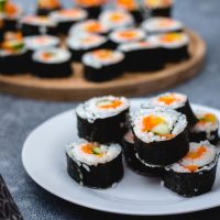 Sushi vegan de style makizushi
