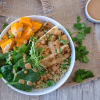 Bol de Tempeh Buddha avec courge