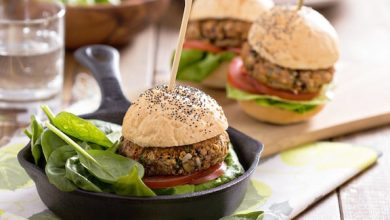Photo of Burgers ou curseurs de haricots de tournesol fumés
