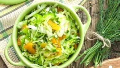 Photo of Salade de chou acidulée