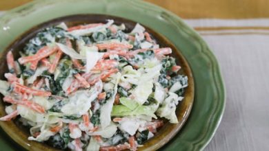 Photo of Salade de chou frisé et chou