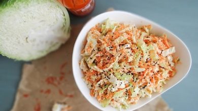 Photo of Salade de chou Napa Sriracha