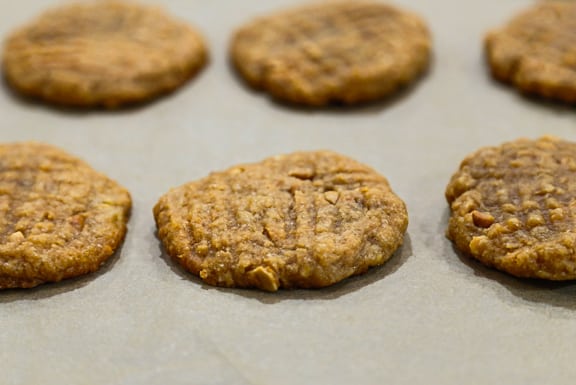 Biscuits végétaliens au beurre d'arachide
