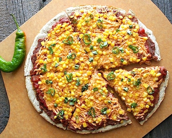 recette de pizza mexicaine vegan