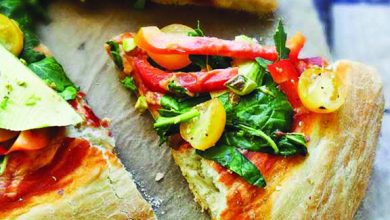 Photo of Pizza à la salade de roquette