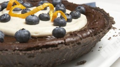 Photo of Tarte à la citrouille et au chocolat