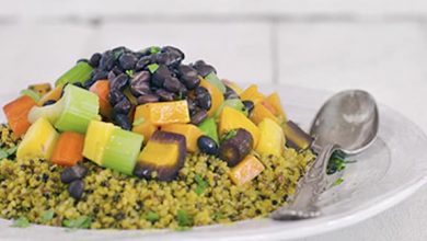Photo of Casserole de quinoa aux légumes rôtis