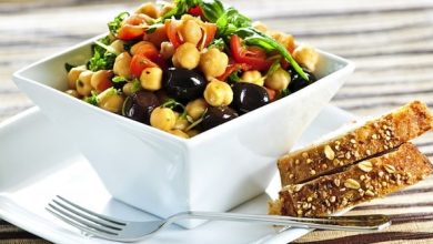 Photo of Salade de pois chiches aux tomates et basilic