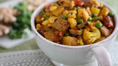 Photo of Tempeh, chou-fleur et cari de cajou