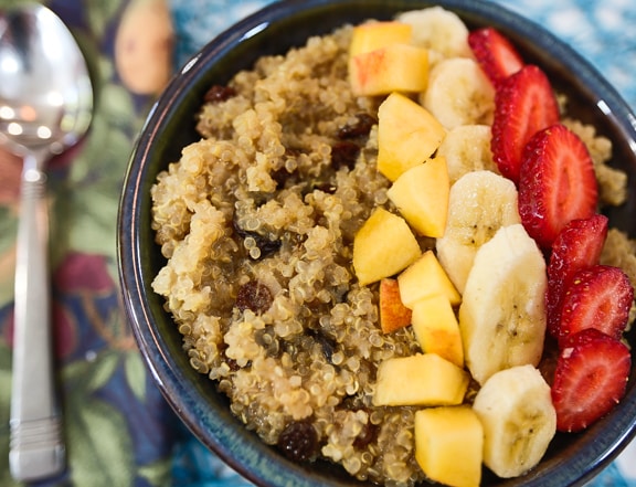 Bols petit-déjeuner quinoa-maca