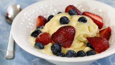 Photo of Glace végétalienne à la vanille et à la banane