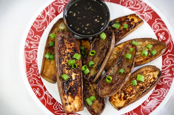 Aubergines japonaises Teriyaki
