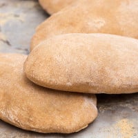 Recette de pain pita de blé entier frais