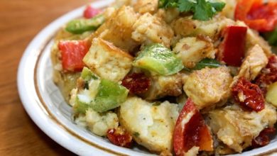 Photo of Salade de pommes de terre marinées au tofu