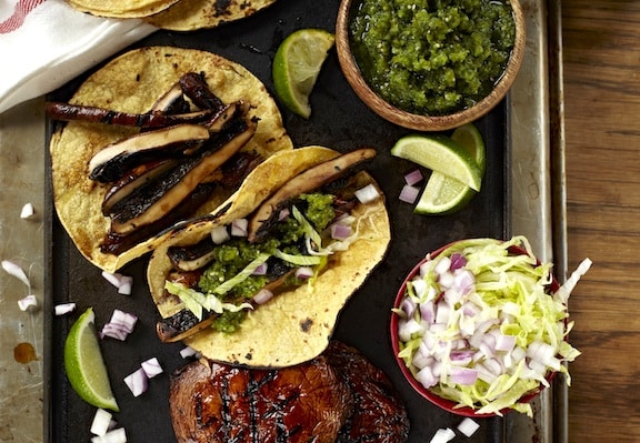 Tacos aux champignons Portobello de Forks Over Knives