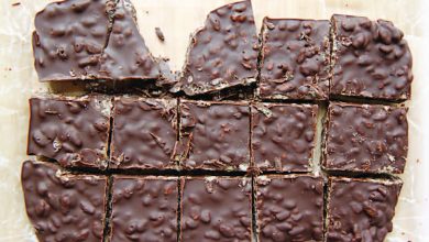 Photo of Croustillant au chocolat sans gluten et sans noix