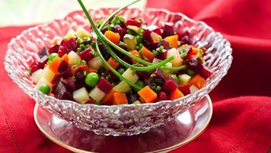 Photo of Salade russe de betteraves et pommes de terre