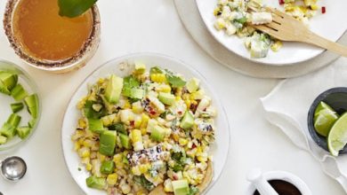 Photo of Salade mexicaine de maïs rôti à l’avocat (Esquites)