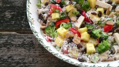 Photo of Salade de riz à l’ananas