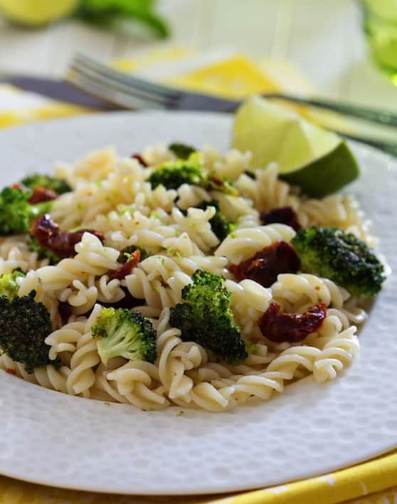 Recette de pâtes au brocoli et tomates séchées