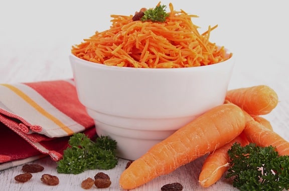 salade de carottes et raisins secs