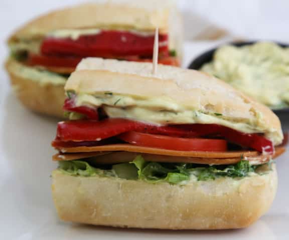 Sandwichs Veggie Deli Hero