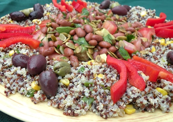 Salade de quinoa composée