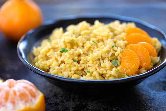 Recette de riz créole à l'orange