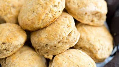 Photo of Biscuits végétaliens au blé entier •