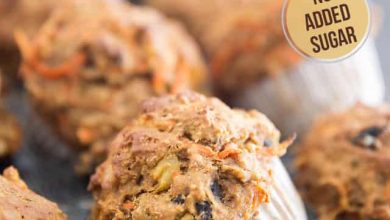 Photo of Muffins aux carottes sans sucre ajouté •