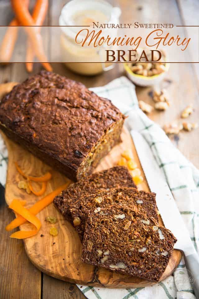 Cette version naturellement sucrée d'un Morning Glory Bread est si savoureuse et délicieuse que vous ne croirez jamais qu'elle est vraiment bonne pour vous! 