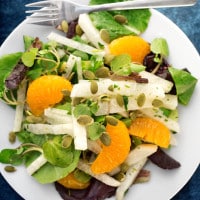 Salade de jicama aux oranges et cresson