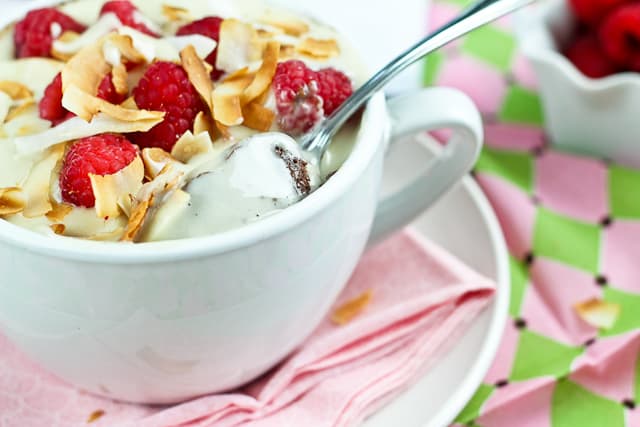De petit-déjeuner instantané Choco Framboise |  par Sonia!  Le gourmand en bonne santé