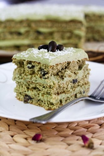Gâteau au thé vert matcha |  par Sonia!  Le gourmand en bonne santé