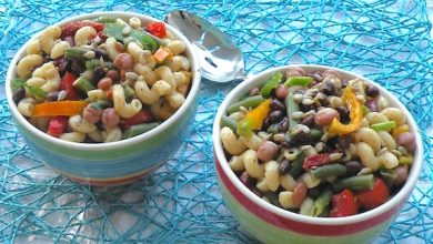 Photo of Salade de pâtes aux trois haricots